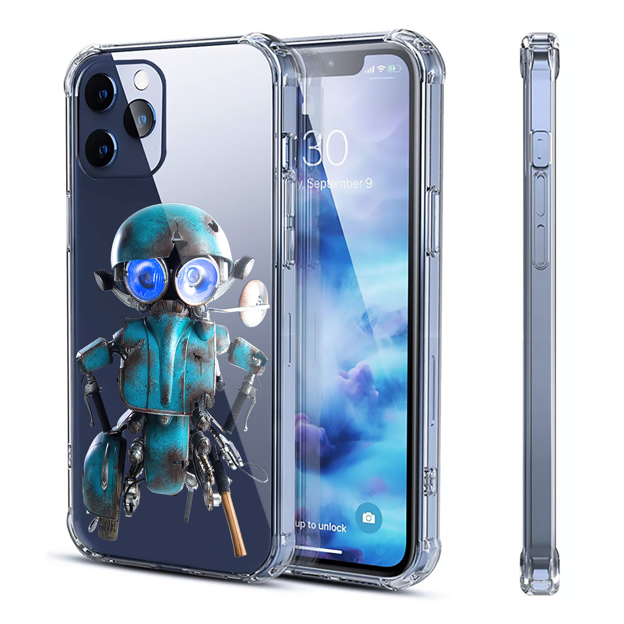 （画像用）  【iPhone 12シリーズ対応】透明スマホケース（クリアソフトケース）